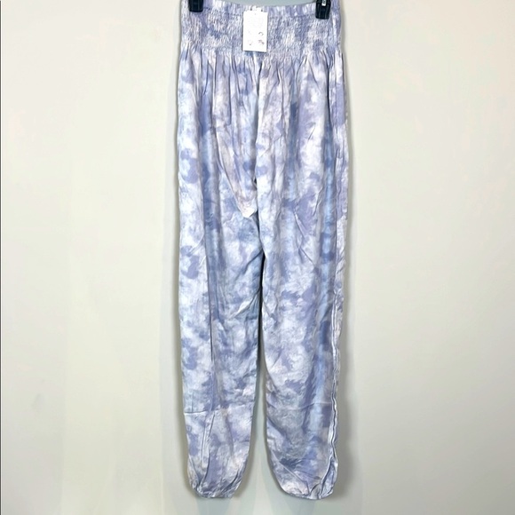 Lotus and Luna Harem Flowy Pants Size Small Medium Purple Tie Dye - Picture 2 of 7